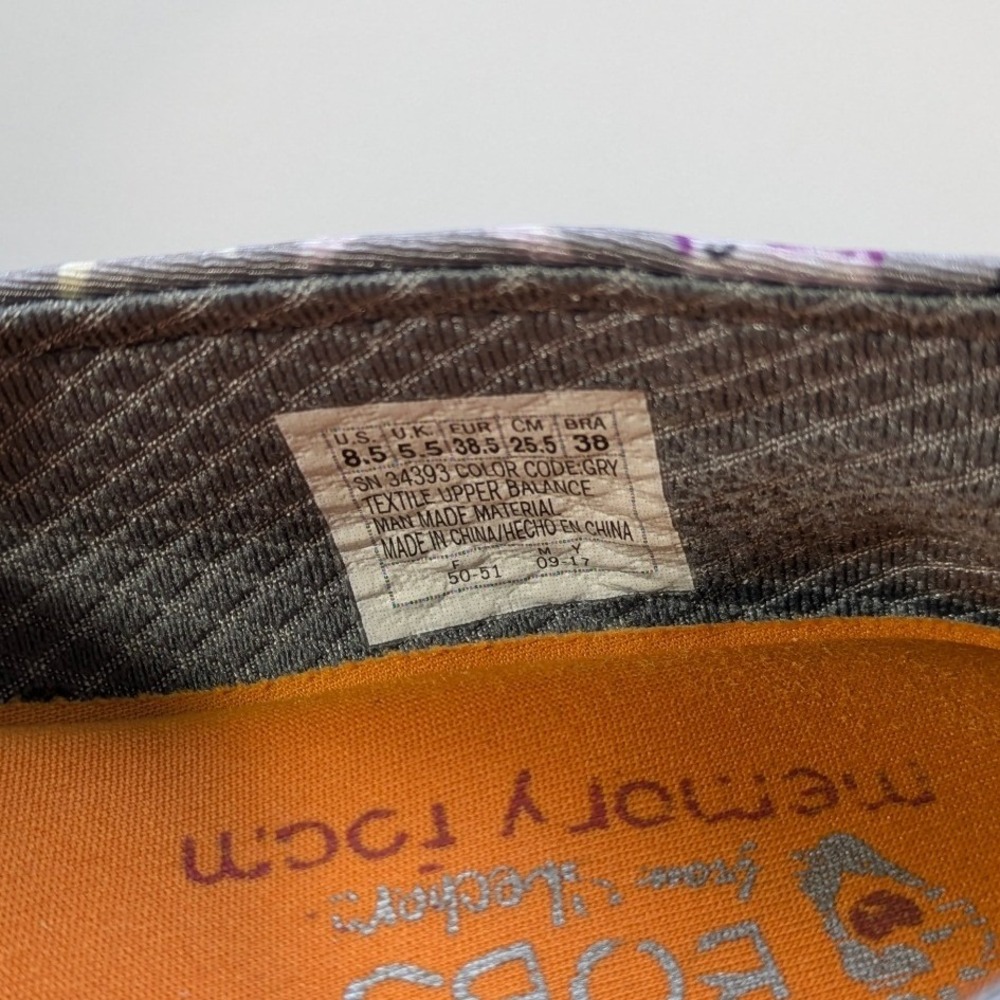 Skechers BOBS for Cats‎ Gray Multi Glasses Cat Print Slip On Flats Womens 8.5 - Picture 8 of 8